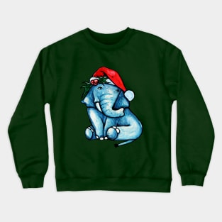 Christmas Elephant Crewneck Sweatshirt